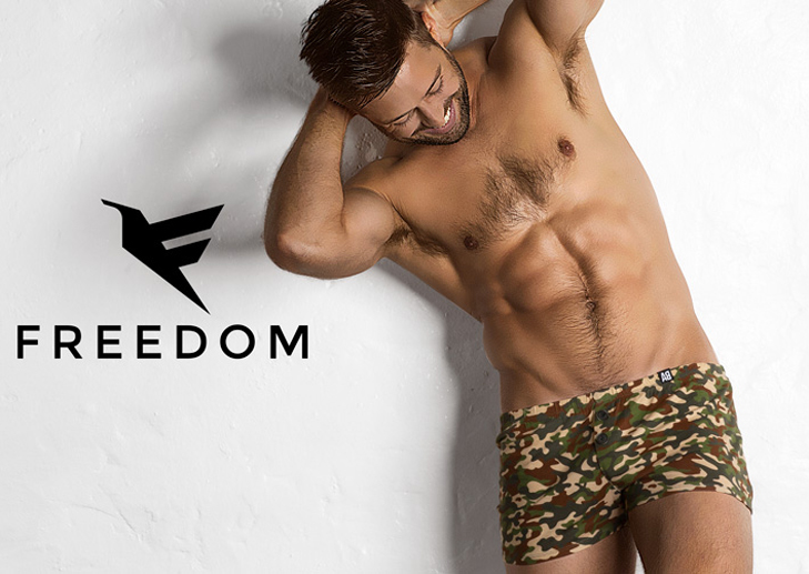 Pohodlné Boxerky s Modalem AussieBum Freedom Camo1